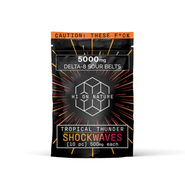 5000mg DELTA 8 SHOCKWAVES - TROPICAL THUNDER