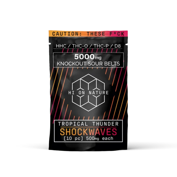 5000mg KNOCKOUT SHOCKWAVES - TROPICAL THUNDER